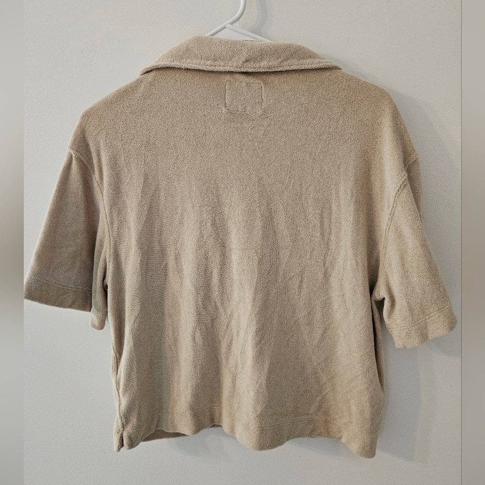 Abercrombie & Fitch Soft Collection Button Up Tee - Picture 5 of 5